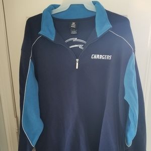 NFL Chargers Quarter-Zipper Pullover Jacket